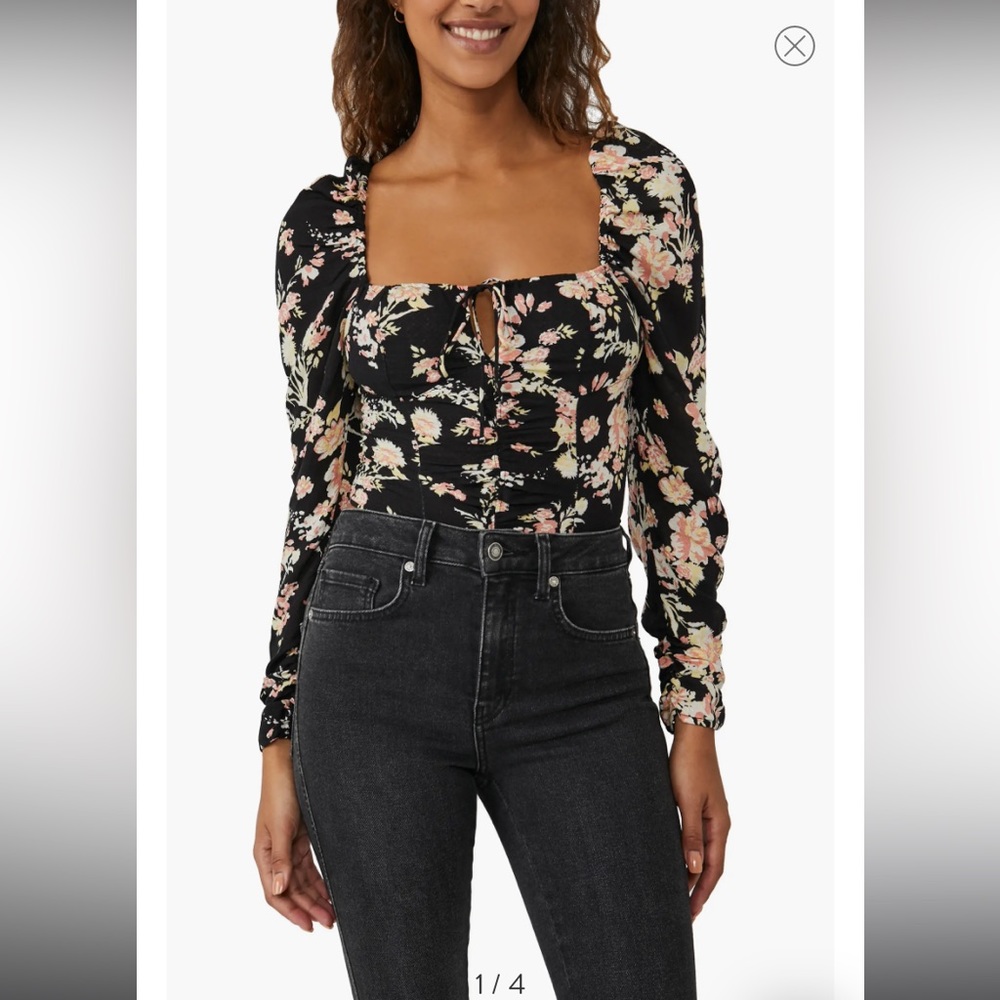 NWT Free people floral top